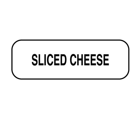 Sliced Cheese Label 1/2 X 1-1/2